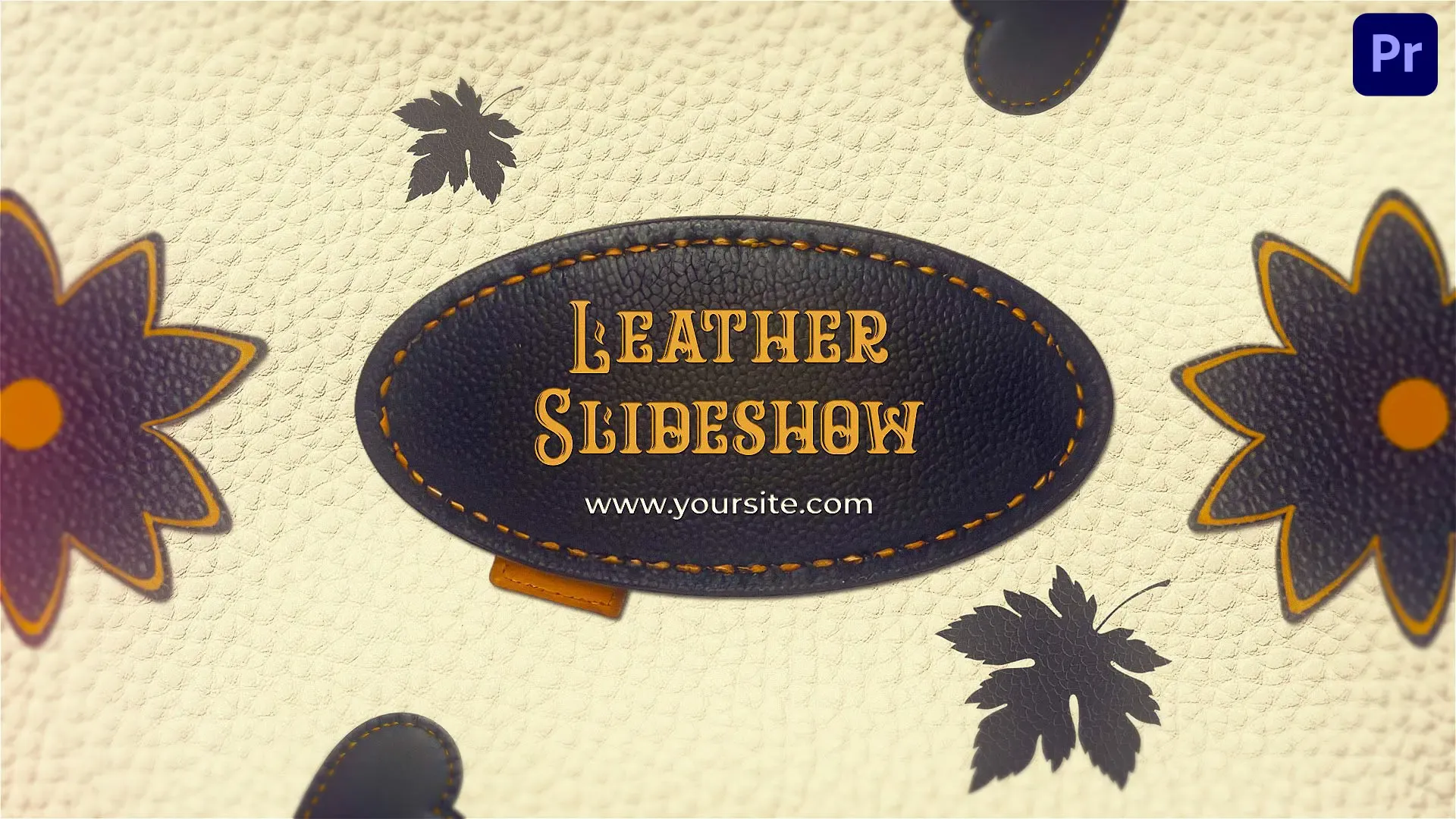 Stylish Design Leather Photo Frame Slideshow